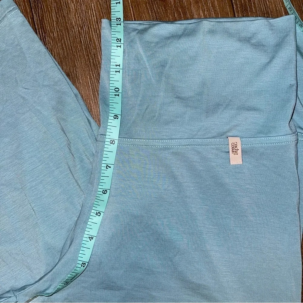NEW! Cache Coeur oeko-tex Costal boho Cropped Wide Leg lyocell Stretchy Pants L - Picture 7 of 12